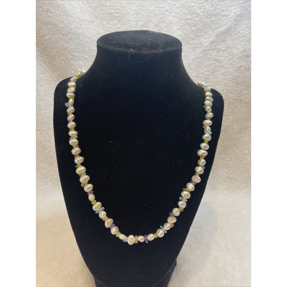 Vintage Seed Pearl long necklace approximately 33” GORGEOUS